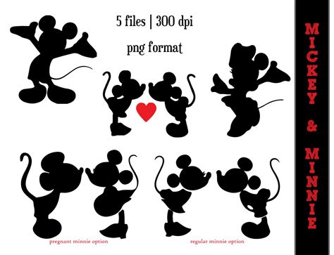 Minnie Mouse Silhouette Like This Item Silhouette Minnie Mouse