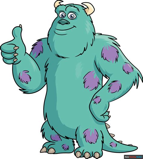 How To Draw Sully From Monsters Inc