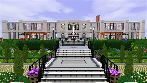 Sims Sims3 Ts3 Modern Luxury Mansion House Architecture Design