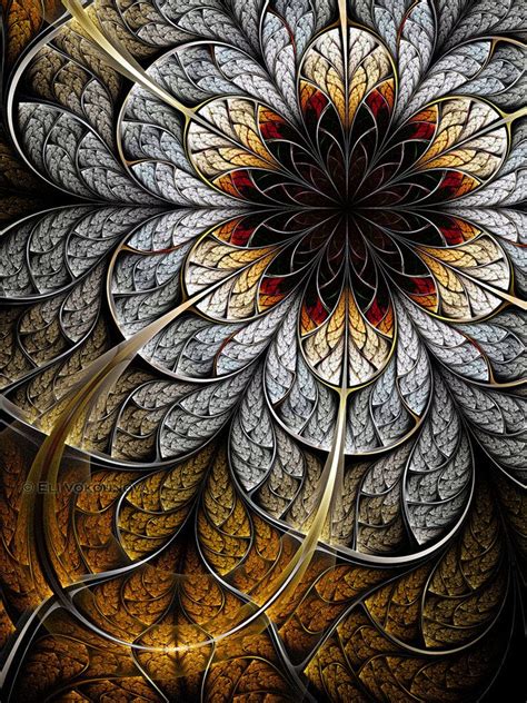 Flower Fractal Art Fractals Art Images