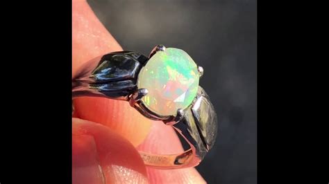 Ethiopian Opal Ring J43 Youtube