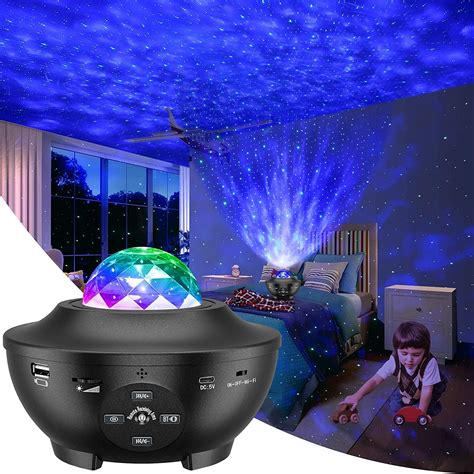 It comes with seven themes for you to choose from. LBell Night Light Projector 3 in 1 Galaxy Projector Star ...