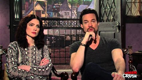 Janet Montgomery And Shane West Of Wgns Salem Set Interview Youtube