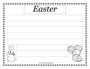 Here you will find easter greetings and easter messages that you can use to send to your friends and family, share on social networks, and write in easter cards. Printable Holiday Writing Templates