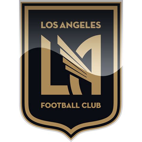 力強さ速さを表す翼のエンブレムロサンゼルスFCMLS football emblem