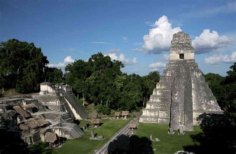 Les Ruines De Tikal Voyage Carte Plan