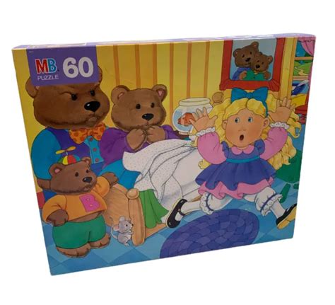 Goldilocks And The Three Bears Storybook Puzzle 60 Pieces 1993 4987