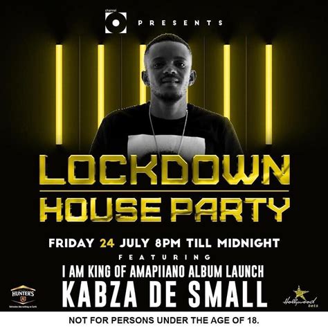 Kabza De Small To Hold I Am The King Of Amapiano Lockdown House Party