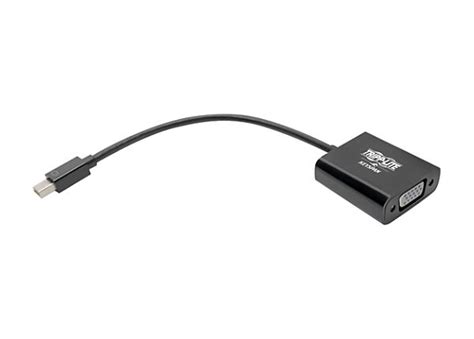 Tripp Lite Mini Displayport To Vga Adapter Active 1080p Black Mdp To