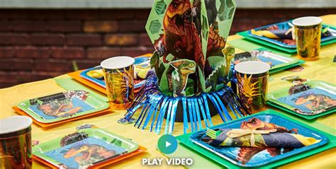 The more people tagged the longer the dinosaur tail becomes! Jurassic World Party Supplies - Jurassic World Birthday ...