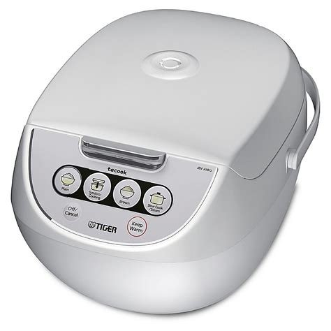 Tiger Multi Functional Rice Cooker In White Bed Bath Beyond In