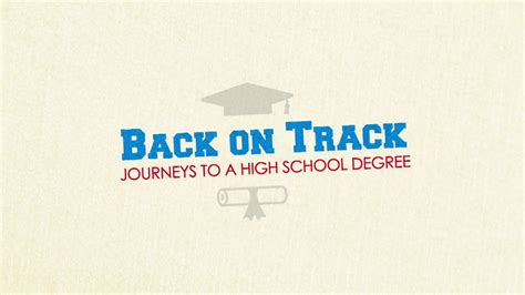 Back On Track Journeys To A High School Degree Twin Cities Pbs