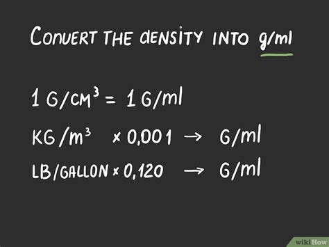 How To Convert Milliliters To Grams