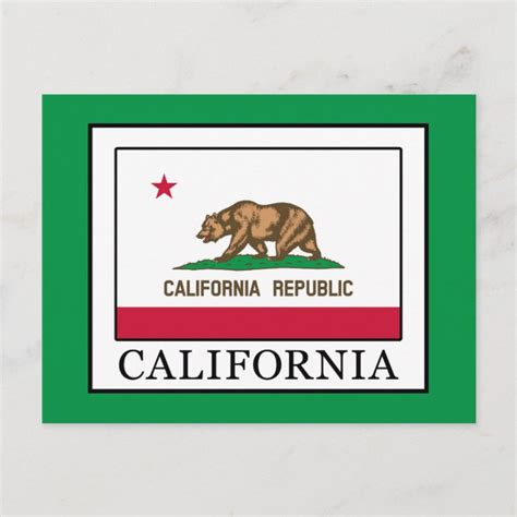 California Postcard Zazzle