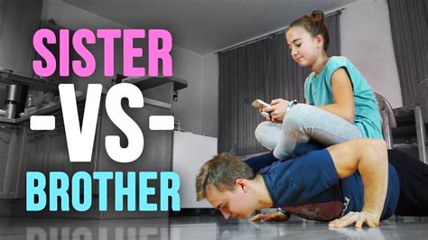 Little Sister Vs Big Brother Calisthenics Battle [fullhd] Youtube
