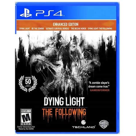 The following supports both single and multiplayer gameplay, the latter for up to four people playing together through campaign missions. مشخصات، قیمت و بازی بازی Dying Light نسخه The Following مخصوص PS4