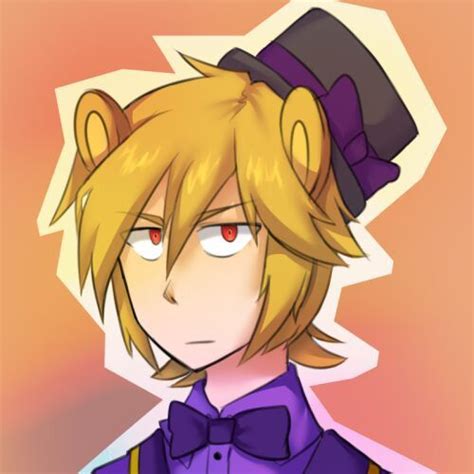 An Anime Character With Blonde Hair Wearing A Purple Shirt And Bow Tie