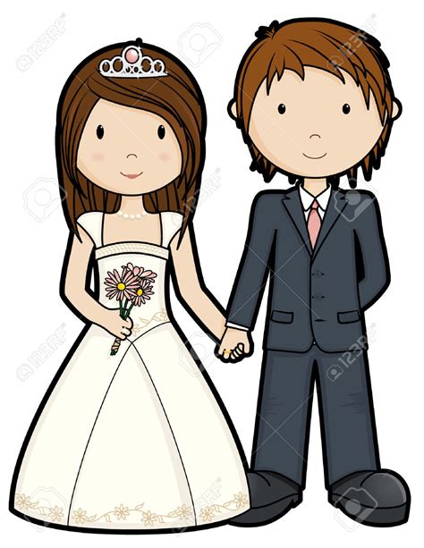 Cartoon Wedding Couple Clipart Free Download On Clipartmag