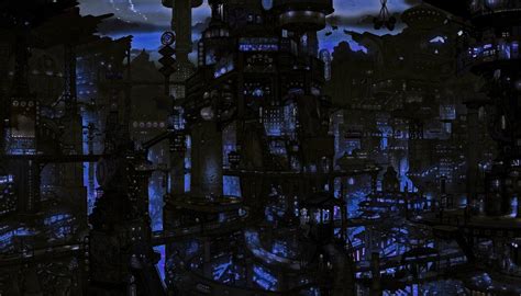 1000002 Dark City Lights Drawing Cityscape Night Reflection
