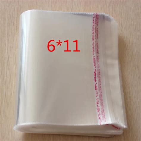 200 Pcslot Self Adhesive Plastic Bag Self Adhesive Seal Bag Clear