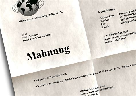 Frist mit dem gemäß bgb für keine reaktion. Zahlungsverzug - eine Frage der Zeit • APT Shop