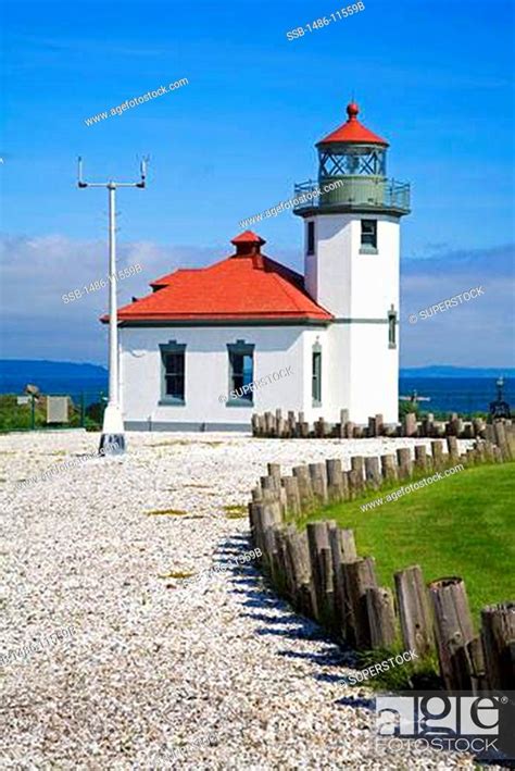 Lighthouse At The Coast Alki Point Lighthouse West Seattle Seattle