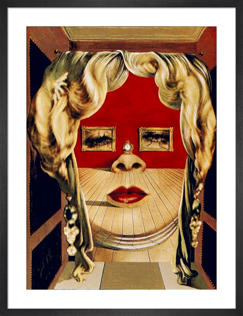 Face Of Mae West 1935 Art Print By Salvador Dali King And Mcgaw