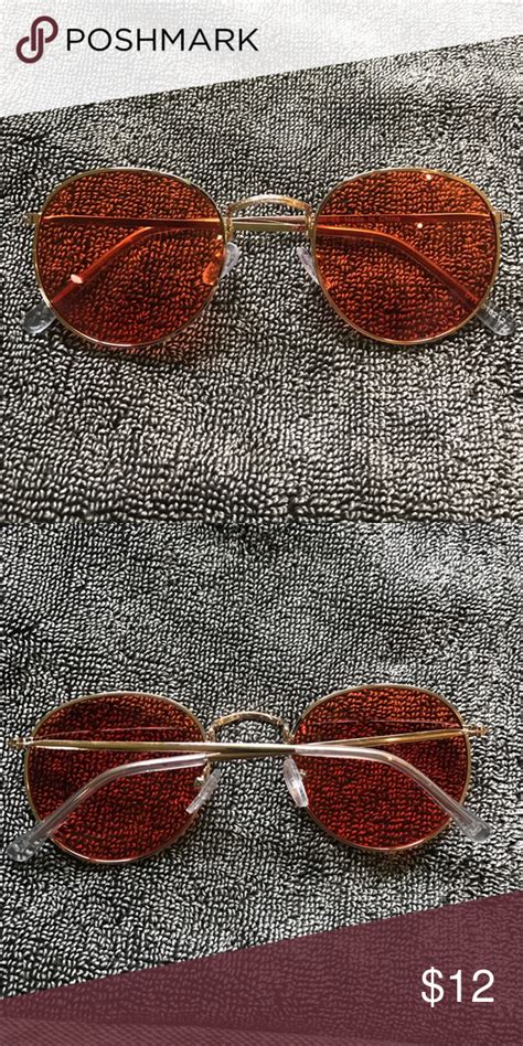 Orange Tinted Sunglasses Tinted Sunglasses Sunglasses Urban Outfitters Accessories