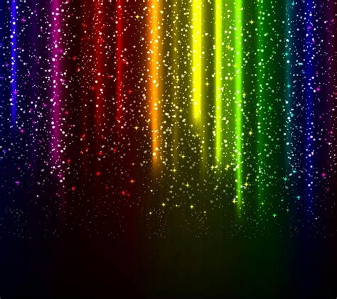 Colorful Glitter Rainbow Wallpaper Glowing Background Glitter Wallpaper