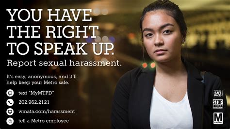 local advocacy groups and police team up to raise awareness about sexual harassment wmata