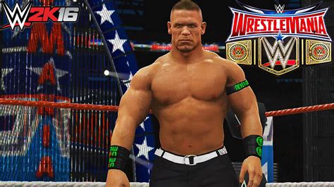 John Cena Wins His 16th World Title At Wrestlemania 32 Wwe 2k16 Ps4