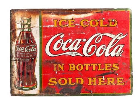 Original 1931 Coca Cola Advertising Sign