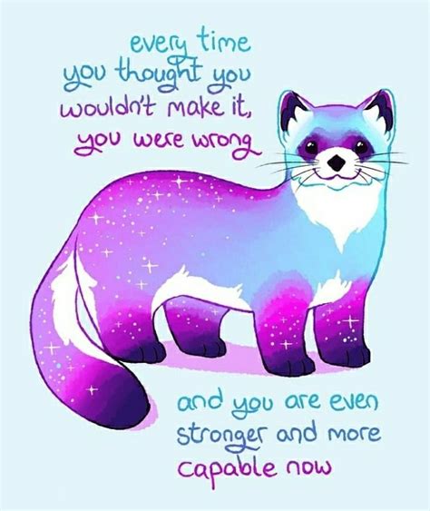 Youre Awesome And Strong Cute Animal Quotes Inspirational Animal