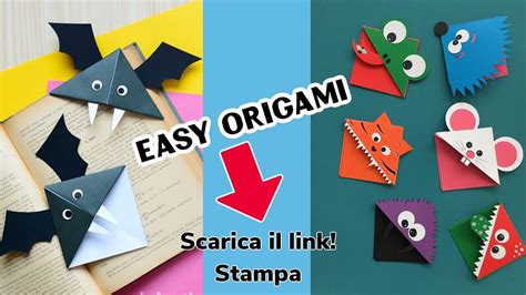 Diy Origami Bookmarks Easy 🔖 Youtube