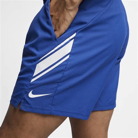 Nike Mens Dri Fit 7 Inch Tennis Shorts Indigo Force