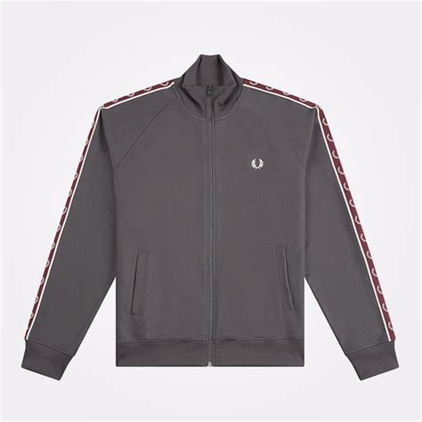 fred perry contrast taped track jacket j4575 r20 bpolar