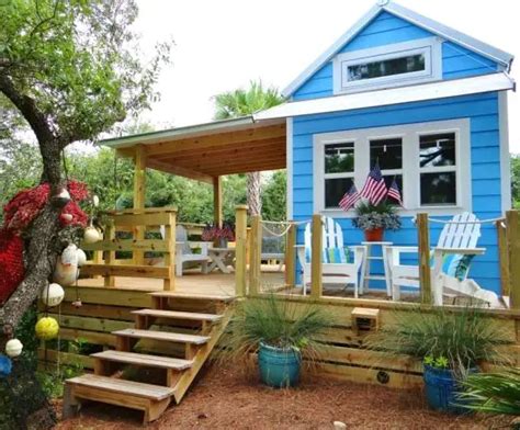 Tiny Rv Beach House Cottage Living On St George Island Florida