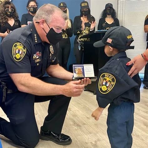 Year Old Babe Battling Cancer Is Sworn In As North Miami Police Officer