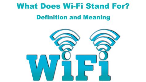 What Does Wi Fi Stand For Definition And Meaning Routerctrl