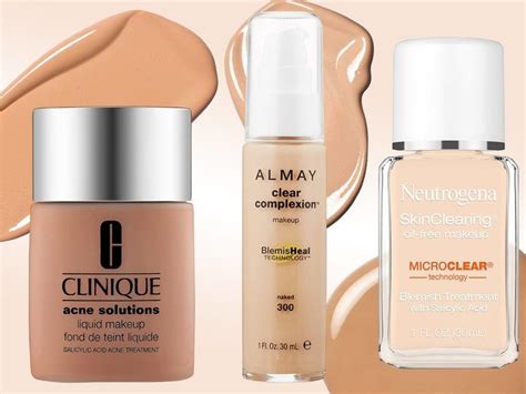 The 4 Best Foundations For Acne Prone Skin According To Dermatologists