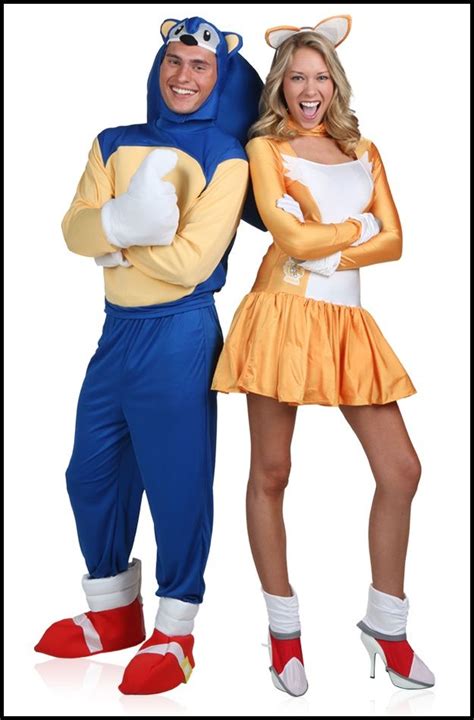 Sonic And Tails Different Halloween Costumes Matching Halloween Couple Halloween Halloween