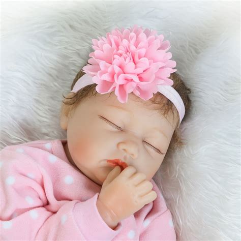 22 Reborn Baby Doll Realistic Handmade Silicone Vinyl Sleeping Newborn