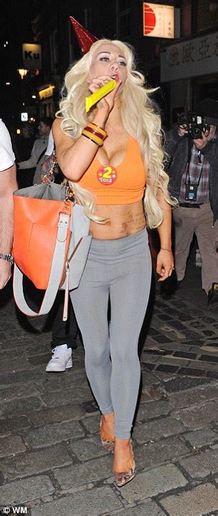 Nhs Boob Job Scrounger Josie Cunningham Out On The Town To Celebrate