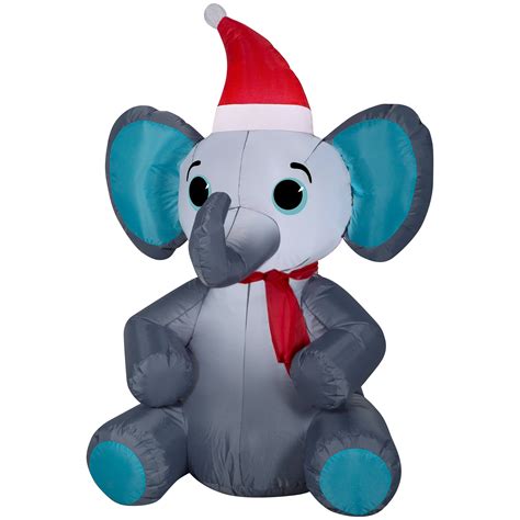 Airblown Christmas Inflatable Elephant 35 Tall