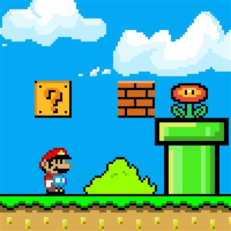 Pixilart Mario Hitting Block Animation By Anonymous