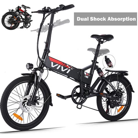Buy Vivi 20 500w Electric Bike Folding Electric Bicycle With Comfortable Double Shock