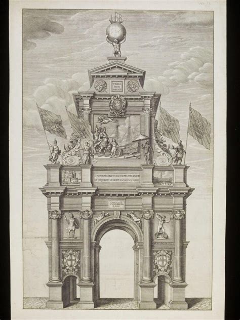 The Four Triumphal Arches Erected For The Coronation Of Charles Ii