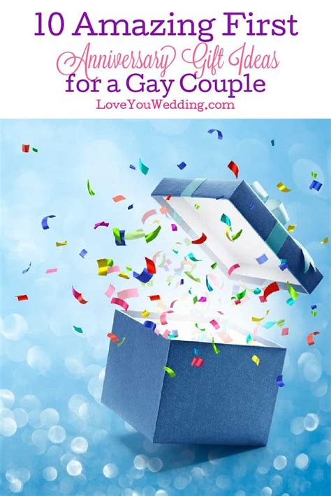 Meaningful First Anniversary Gifts For Gay Couples