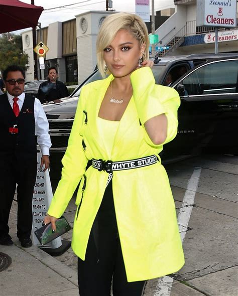 Bebe rexha has recently teased her fans with some exciting news to come in the new year. Bebe Rexha Glows In Neon Yellow Before Attending Kids' Choice Awards - Celebzz - Celebzz