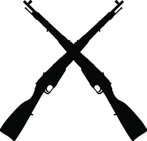 Crossed Guns Illustrations Royalty Free Vector Graphics And Clip Art
